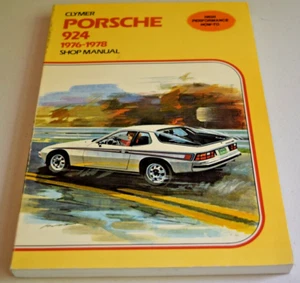 Clymer Porsche 924 1976 - 1978 Shop Manual Automotive Engine Repair Restoration. - Picture 1 of 6