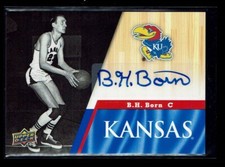 2013 Upper Deck University of Kansas Jayhawk Auto # 17 B.H.Born