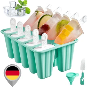 Eis am Stiel Form Eisformen Eisförmchen BPA Frei Stieleisform 10x Eis Ice Lolly - Bild 1 von 18