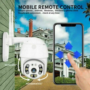 TELECAMERA ESTERNA FULL HD 1080P 2021 WIRELESS IP PTZ PER VIDEOSORVEGLIANZA WIFI - Foto 1 di 5