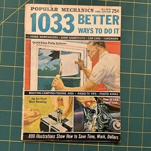 1966 Popular Mechanics Magazine 1033 Better Ways To Do It Car Care Home Repairs - Picture 1 of 8