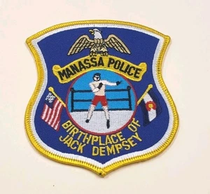 Patch spalla polizia Manassa Colorado sistema operativo - Foto 1 di 1