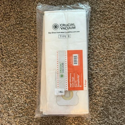 Crucial Vacuum Bags for Simplicity Type B (6 Pc)   New & Sealed Household - Image 1 of 4