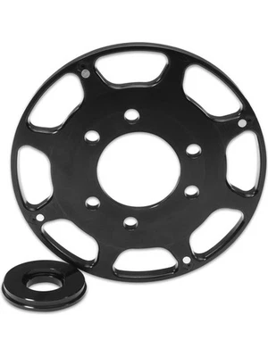 MSD Crank Trigger Replacement Wheel Aluminum Black Chevy Small Block (86113) - Image 1 of 4