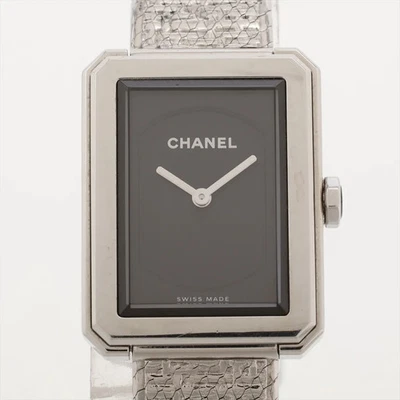 Chanel Boyfriend SS SS QZ Black Dial - Image 1 of 4