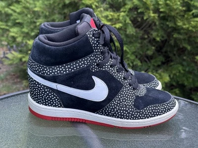 Zapatos Nike Force Sky High Ocultos Cuña Lunares 705148-001 Para Mujer Talla 9.5 Foto 1 de 4
