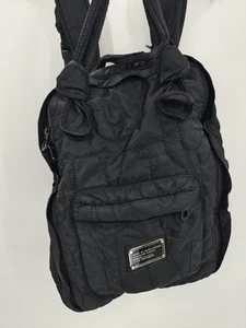 Marc by Marc Jacobs Backpack Womens Black Quilted Nylon Standard Read Descripti - Picture 1 of 13