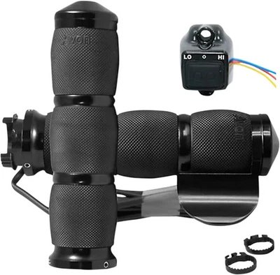 Avon Heated Grips Air Cushion Throttle Boss Blk Triumph Bonneville 790 01-16 - Image 1 of 4