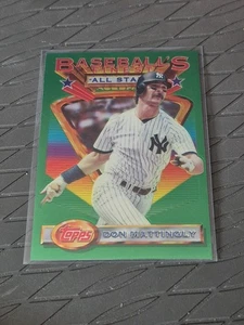 Tarjeta de béisbol Don Mattingly 1993 Topps Finest - Imagen 1 de 2