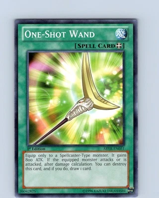 Yu-Gi-Oh TCG One-Shot Wand ABYR-EN051 1st Edition Common Card LP-NM - Image 1 of 2
