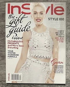 InStyle December 2015 Gwen Stefani, The Gift Guide Issue Newsstand Copy - Picture 1 of 1