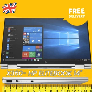 Hp EliteBook 1040 G8 14" Touch X360 i7-11th Gen 32GB RAM 512GB SSD - Picture 1 of 9