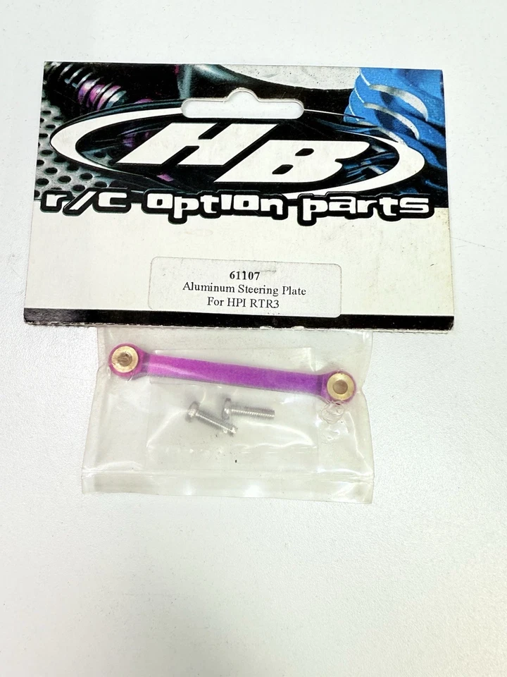 Vintage Rare 61107 Aluminum Steering Plate For HPI RTR3 - Image 1 of 1