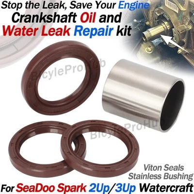 For SeaDoo Spark 2Up/3Up 2014-2017 Kit Repair Oil And Water Leaks In Crankshaft - Image 1 of 4
