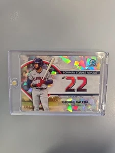 2023 Bowman Bowman Scouts Top 100 Atomic Refractor39 /150 George Valera #BTP-22 - Picture 1 of 7