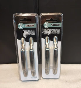 QTY 4 NEW Liberty 3" Decorative Spoon Foot Pull Handle Satin Nickel P50122L-SN-U - Picture 1 of 6