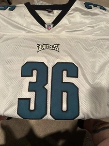 Philadelphia Eagles Brian Westbrook #36 Authentic Jersey white Size 60(5x). Sewn - Picture 1 of 3