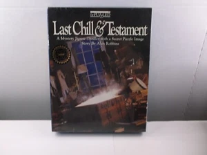 JIGSAW PUZZLE 1000 PIECE LAST CHILL & TESTAMENT 1993 MYSTERY PICTURE NEW/SEALED - Picture 1 of 3