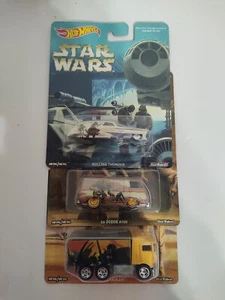 HOT WHEELS PREMIUM REAL RIDERS STAR WARS COMPLETE SET OF 3 - POP CULTURE 2016 - Picture 1 of 8