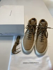 Woman by Common Projects Bball High Unisex Ref. 3709 1302 Light Tan Size EU 39 - Picture 1 of 14