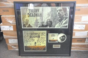 THEORY OF A DEADMAN handsigniertes Poster & "Make up your Mind" Text, Prof gerahmt - Bild 1 von 14