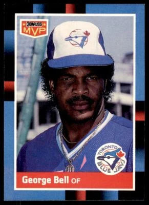 1988 LEAF GEORGE BELL . TORONTO BLUE JAYS #214 - Image 1 of 2