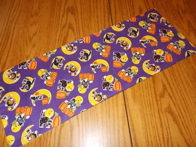 Mini corredor de Halloween abóbora gato lua feito à mão vaso sanitário regata banheiro outono - Imagem 1 de 4