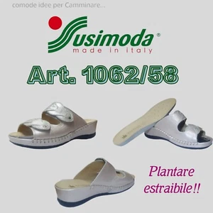 SUSIMODA WALKSAN CIABATTA PLANTARE ESTRAIBILE DOPPIO STRAPPO 1062/58 ANTISCIVOLO - Imagen 1 de 10