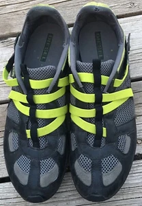 Scarpe da ginnastica Diesel Mosley verde fluo e nero in pelle cinturino a Z alla moda taglia 15 da uomo - Foto 1 di 12