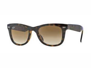 Sunglasses Ray Ban RB4105 FOLDING WAYFARER crystal brown faded 710/51