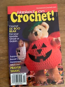 Hooked On Crochet Oct 2006 Spooktacular Projects! Treat Buddies Vinnie Vampire - Foto 1 di 1