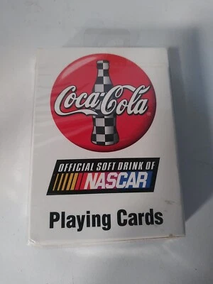 Coca-Cola Coke Deck of Playing Cards  Official Soft Drink of NASCAR 1999 Sealed - Image 1 of 4