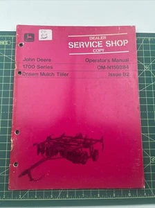 John Deere 1700 Series Mulch Tiller Operator's Manual. - Picture 1 of 5
