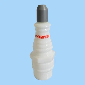 Botella de afeitar vintage Avon Champion bujía Wild Country blanca VACÍA - Imagen 1 de 8