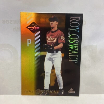 2003 Leaf Limited Gold Spotlight #74 Roy Oswalt 33/50 - NM-MT - Image 1 of 3