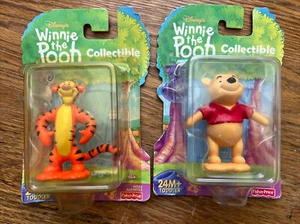 Disney's Winnie The Pooh Collectible 3" Pooh & Tigger Fisher Price *New* 2000  - Picture 1 of 2