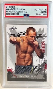 2010 Leaf UFC Pride MMA Wanderlei Silva Signed Auto Card #70 PSA/DNA - Picture 1 of 1