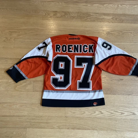 VTG JEREMY ROENICK Philadelphia Flyers Alternate Jersey XL CCM KOHO Hockey NHL Cover
