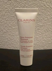 Limpiador en espuma suave Clarins 2 piezas con semilla de algodón 1,4 OZ - Imagen 1 de 3
