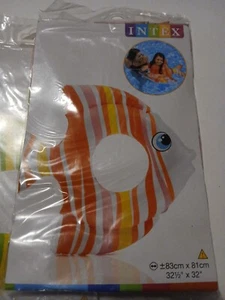 INTEX RECREATION 32.5x32 Tropical inflatable Fish Ring 59223EP Orange . pool toy - Picture 1 of 3
