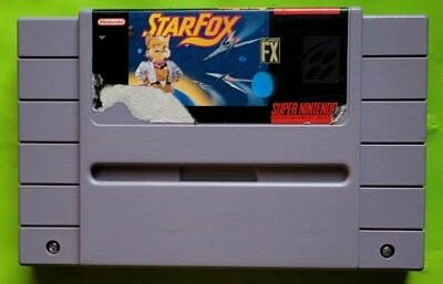 Super Nintendo Authentic Star Fox Retro Vintage - Image 1 of 4