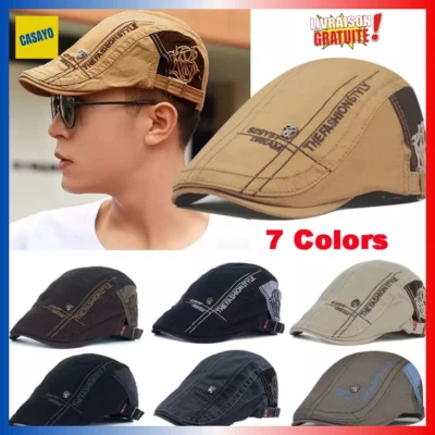 🧢 Casquette Béret Gavroche Unisexe – Élégance & Protection Solaire ☀️ - Photo 1/4