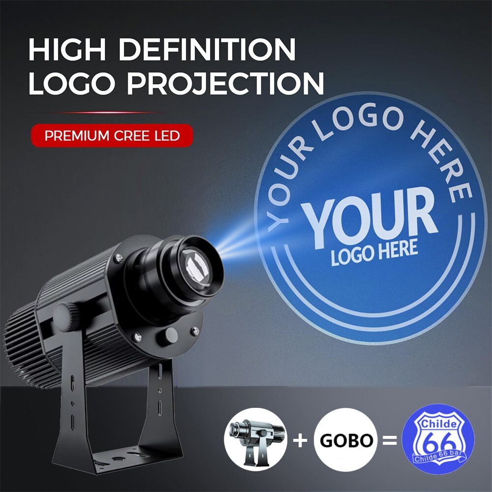 Logotipo Del Proyector De Gobos Lentes De LOGO Personalizado De
