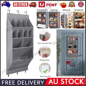 11 Pockets Over Door Hanging Organiser Shoe Rack Storage Bag Tidy 600D w/3 Hooks - Picture 1 of 20
