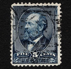 OPC 1888 US 5c Garfield Sc#216 Used 46053 - Picture 1 of 2