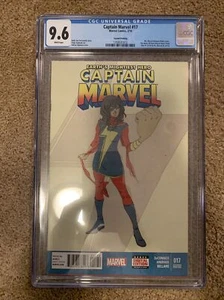 Captain Marvel #17 2nd Print CGC 9.6 1st Cover Appearance Kamala Khan Ms. Marvel - Bild 1 von 7