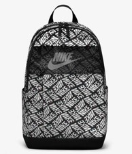 black and white nike backpack