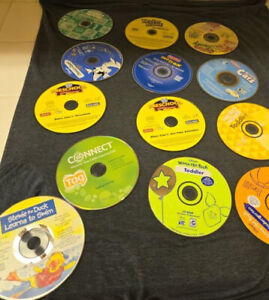 12 Disney, Fisher Price, Leap Frog Kids, toddlers Games Music CD, DVD