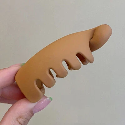 Pinzas de plátano con moño de gasa multicapa cola de caballo alta pinza de garra de pelo fija elegante Foto 1 de 4