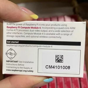 Raspberry Pi Compute Module 4 CM4 1GB RAM eMMC 8GB 16GB Wifi - Picture 1 of 7